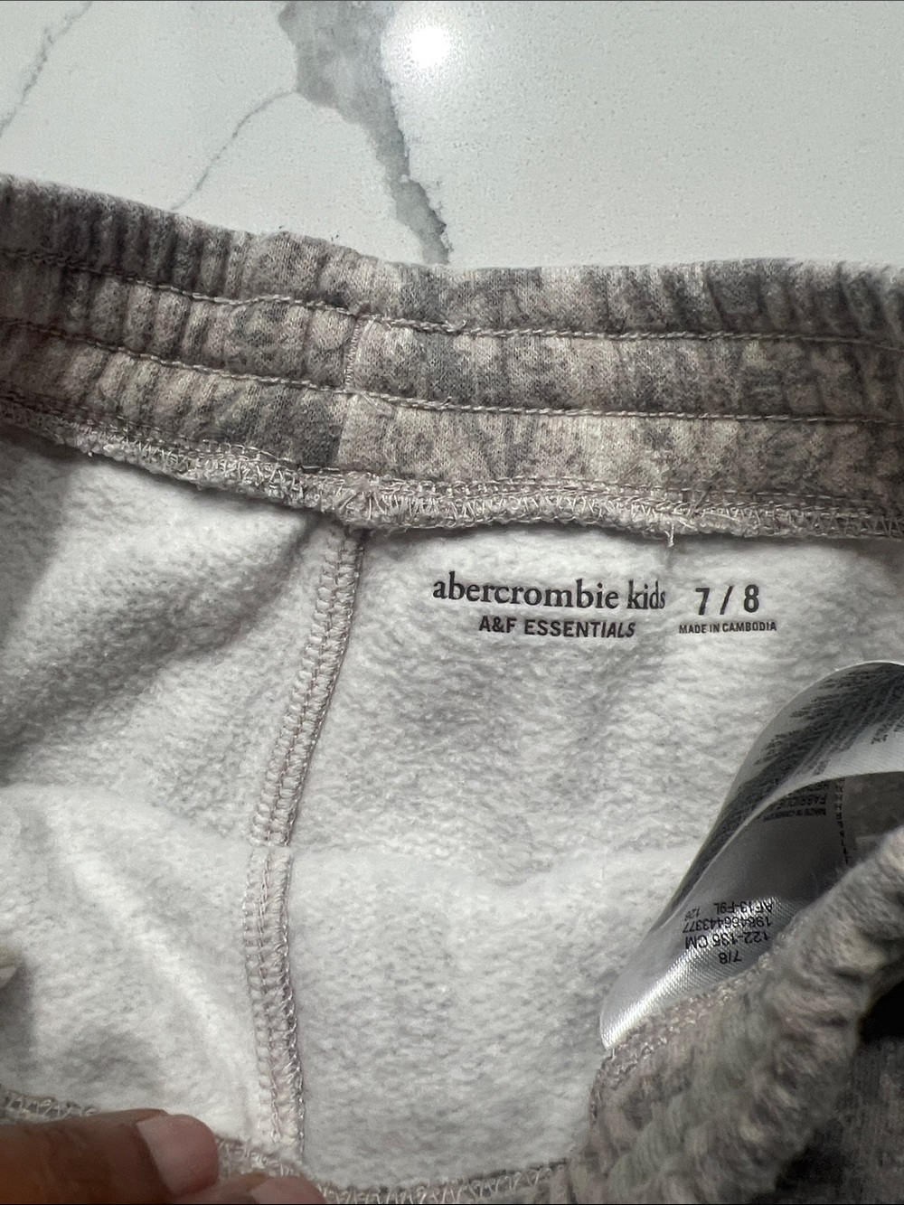 Abercrombie & Fitch Kids Grey & Camo Drawstring Shorts Duo - Picture 6 of 6